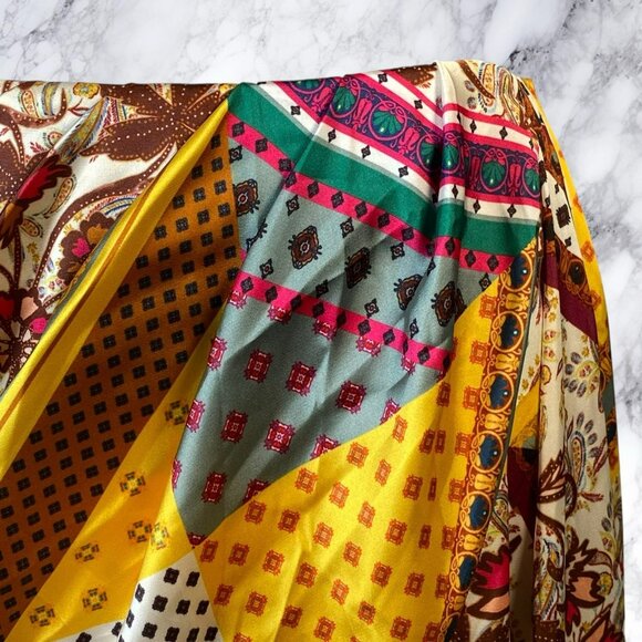 House of Harlow xREVOLVE Caterina Skirt in Patchwork Multi - Picture 12 of 12